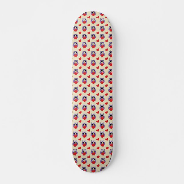 Ein Muster für eine zu große Liebe Skateboard (Vorne)