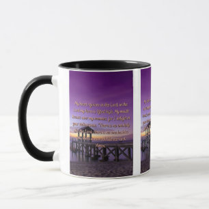 Ein Mut und ein starkes Gebet mit zweiteiliger Tas Tasse