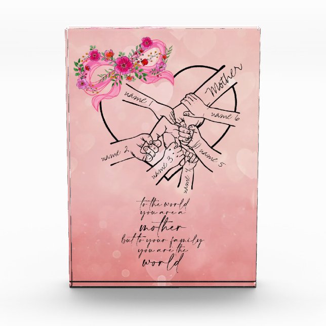 Ein Mutterherz: Die Liebe, die einen Familienspiel Fotoblock (Vorderseite)