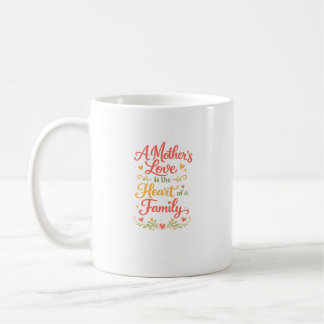 Ein Mutterliebe-Herz-Familien-Kaffeebecher-Geschen Kaffeetasse
