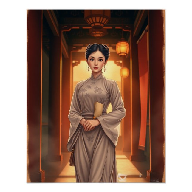 Ein mysteriöses chinesisches Palastmädchen Poster (Vorderseite)