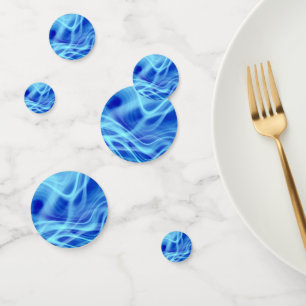 Ein mystischer blauer Nebel Konfetti