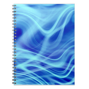 Ein mystischer blauer Nebel Notizblock