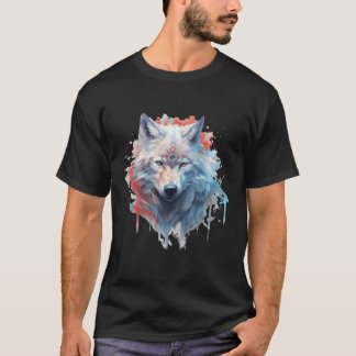Ein Mystischer Einsamer Wolf T-Shirt