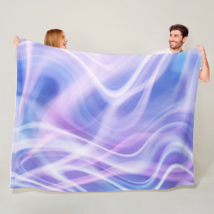 Ein mystischer Pastellnebel Fleecedecke