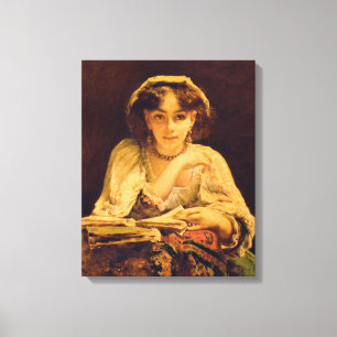 Ein nachdenklicher Moment Leinwanddruck