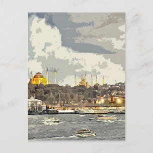 Ein Nachmittag in Istanbul Postkarte