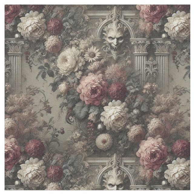 Ein Nachmittag mit Bram Stoker - Klassische Tile Stoff (Nahaufnahme)