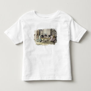 Ein Nachmittags-Anruf, c.1880 (Hand farbiges Kleinkind T-shirt
