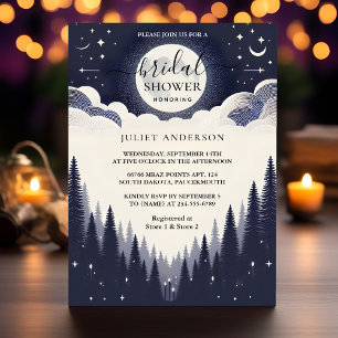 Ein nächtliches Sonnenuntergang Wolkenwolke-Brautp Einladung