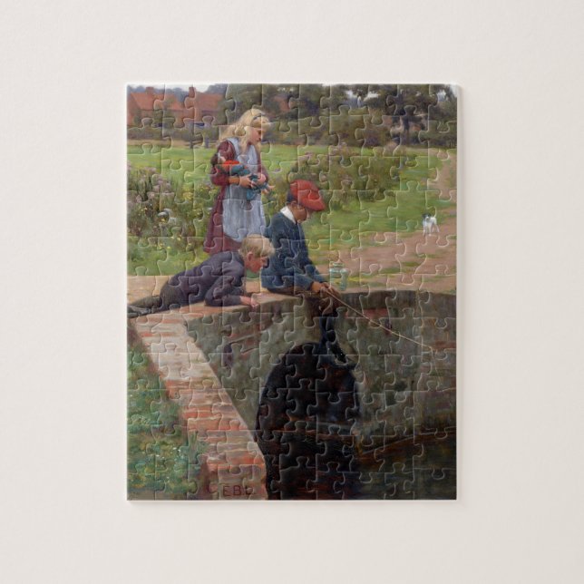 Ein Nagen, 1914 (Öl auf Platte) Puzzle (Vertikal)