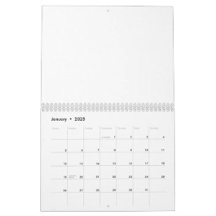 Ein nahes up aus einem weißen Ärmel aus einem glat Kalender