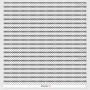 Ein nahes Up einer flauschigen Orange- und Weißkat Aufkleber