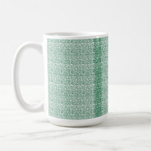 Ein nahtloses geometrisches Muster mit Interlockin Kaffeetasse