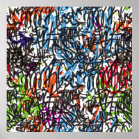 ein nahtloses Muster. Graffiti background.art,pat