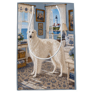 Ein Nantucket Borzoi Mittlere Geschenktüte