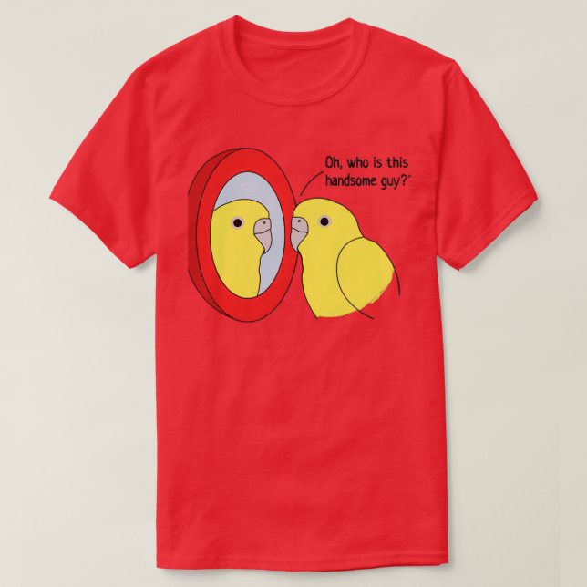 Ein narzisstischer Papagei T-Shirt (Design vorne)