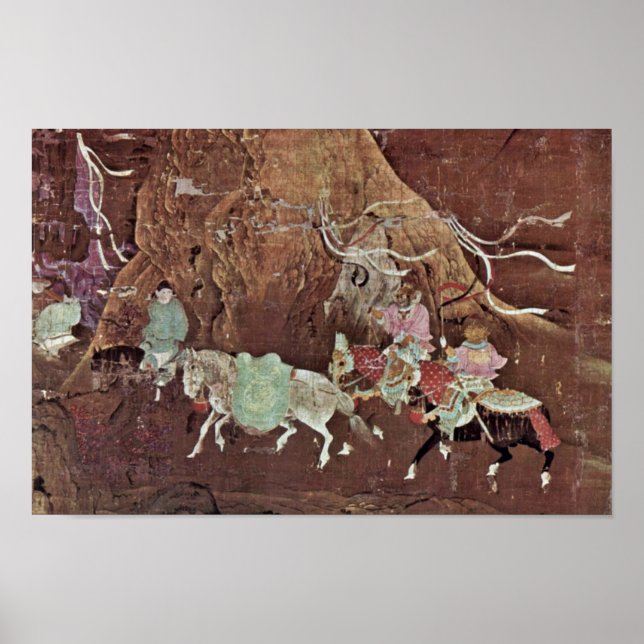 Ein Nebenpferd für den Xuanzong-Kaiser von Tang vo Poster (Vorne)