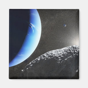 Ein Neptun ist ein winziges Mondlager. Magnet