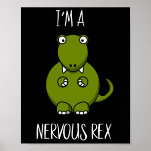 Ein Nervus Rex Comedy Angst Dinosaurier Dino T-rex Poster