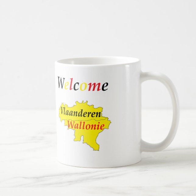 ein neue Belgien-Tassen Tasse (Rechts)