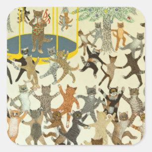 Ein neuer Anfang 2013 Quadratischer Aufkleber