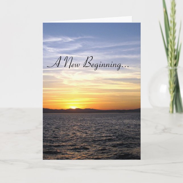 Ein neuer Anfang… Ankündigung (Vorderseite)