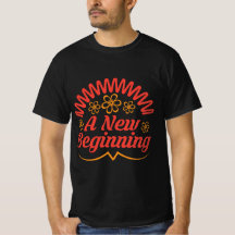 Ein neuer Anfang Retro-Blumendesign