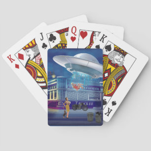 Ein neuer Flugbegleiter Spielkarten