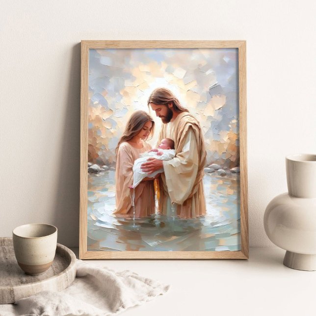 Ein neuer Gläubiger, Christliche Kunst, Jesus mit  Poster (Von Creator hochgeladen)