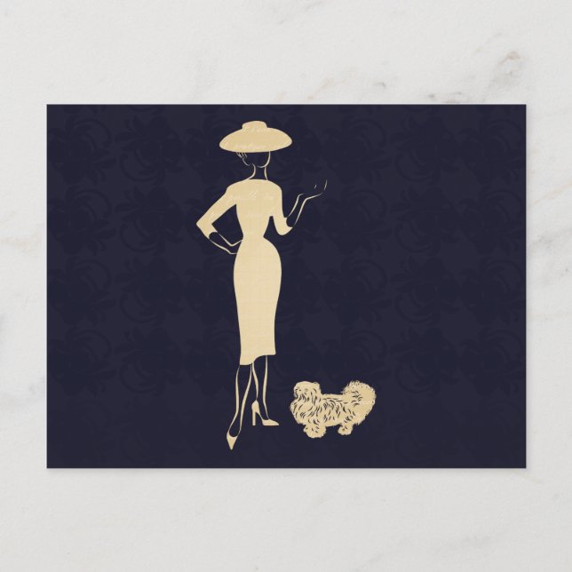 Ein neuer Look Vintag der 1950er Jahre Postkarte (Vorderseite)