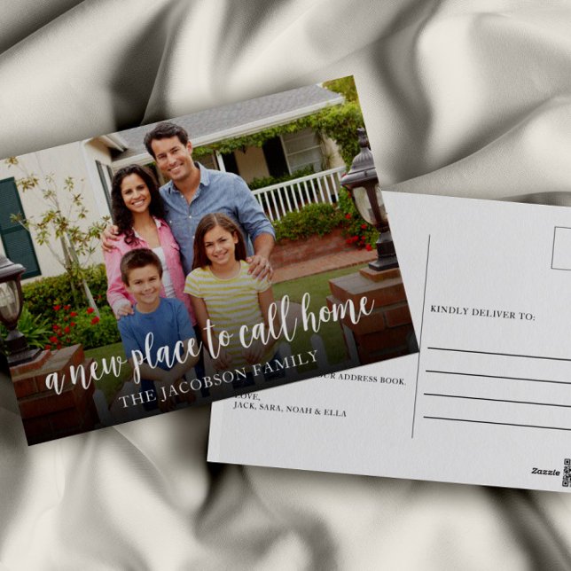 Ein neuer Ort zum Anrufen von Zuhause-Foto-Weiterl Postkarte (Von Creator hochgeladen)