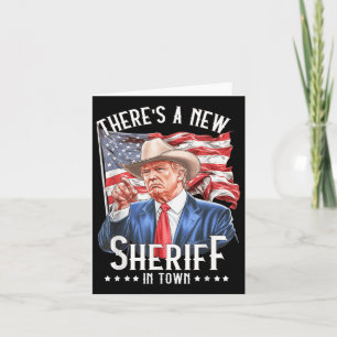 Ein neuer Sheriff in der Stadt, Cowboy Trump 2024 Karte