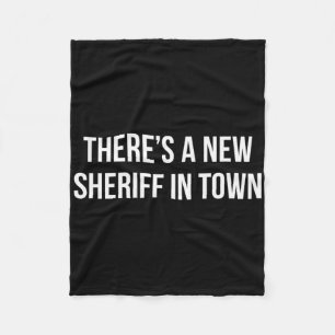 Ein neuer Sheriff in der Stadt - Fleecedecke