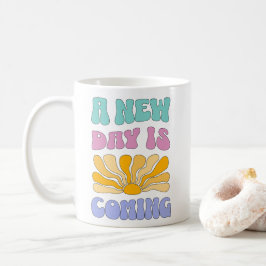 Ein neuer Tag bricht an Kaffeetasse