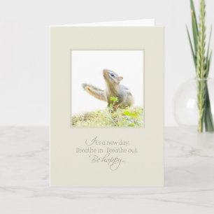 Ein neuer Tag Feiertagskarte