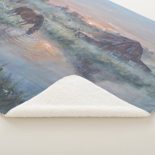 Ein neuer Tag -* Pferdemalerei Sherpadecke