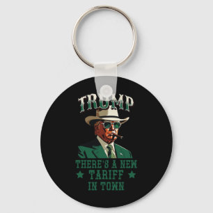Ein neuer Tarif ist in der Stadt Trump Cowboy Sher Schlüsselanhänger