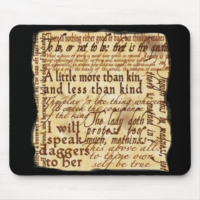 Ein neues Drama - Hamlet Mousepad (Vorne)