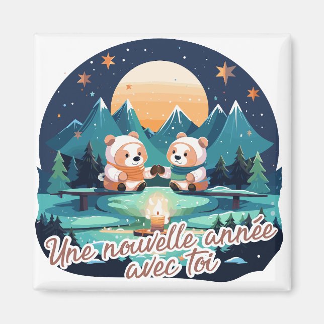 Ein neues Jahr mit dir Magnet (Vorne)