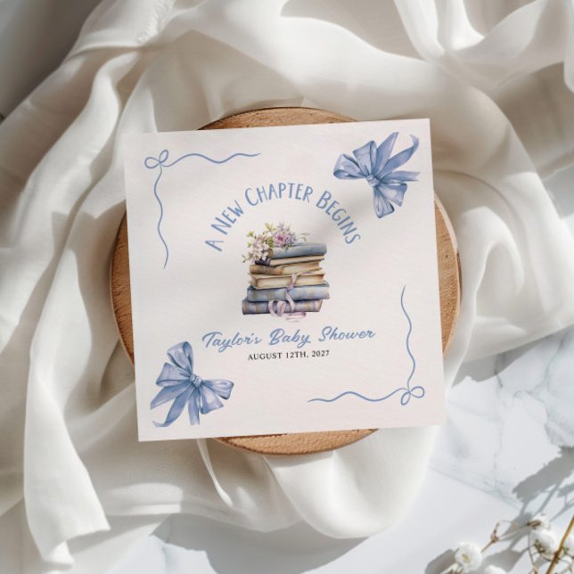 Ein neues Kapitel beginnt Baby Shower  Serviette (Von Creator hochgeladen)