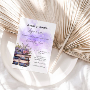 Ein neues Kapitel beginnt bald – Elegante Braut in Einladung