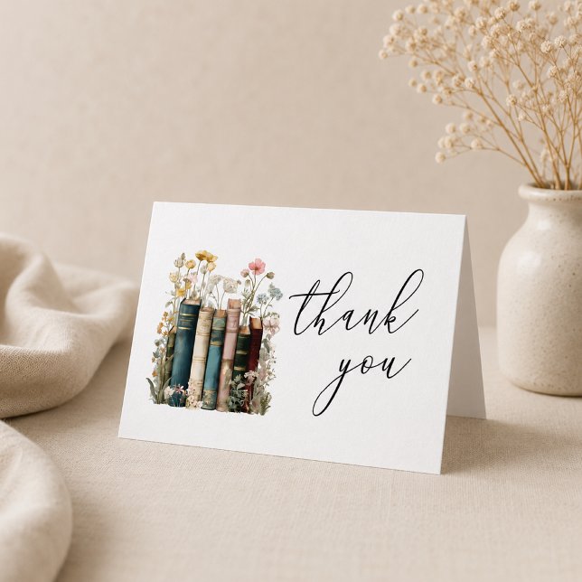 Ein neues Kapitel beginnt Brautparty Dankeskarte (new chapter begins thank you card)
