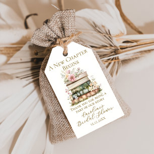 Ein neues Kapitel beginnt Buch Brautparty-Geschenk Geschenkanhänger