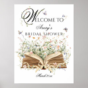 Ein neues Kapitel beginnt Buch Wildblumen-Junggese Poster