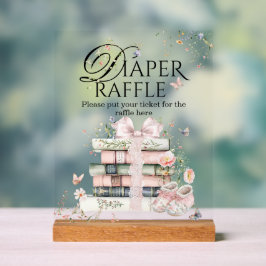 Ein neues Kapitel beginnt mit dem Blumenbuch Kinde Acrylschild