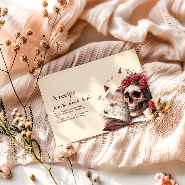 Ein neues Kapitel beginnt mit dem Gothic Brautpart Begleitkarte (Von Creator hochgeladen)