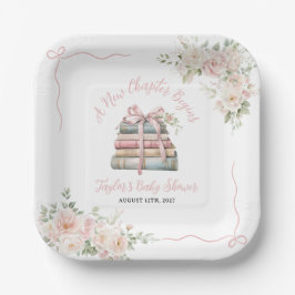 Ein neues Kapitel beginnt mit der Babydusche Pappteller