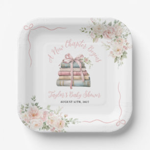 Ein neues Kapitel beginnt mit der Babydusche Pappteller