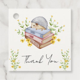 Ein neues Kapitel beginnt mit der Blumen-Igel-Kind Geschenkanhänger